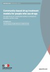 Community-based drug treatment models for people who use drugs