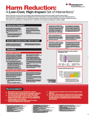 Poster developed for HLM 2011 on harm reduction cost-effectiveness